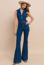 Load image into Gallery viewer, Jean pants romper