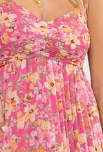 Load image into Gallery viewer, Take a walk on the floral side maxi dress
