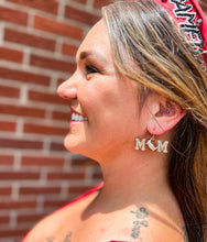 Load image into Gallery viewer, Football mom earrings