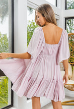 Load image into Gallery viewer, Boho simple dress pale lavender