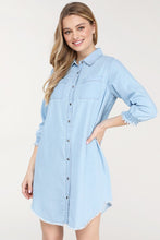 Load image into Gallery viewer, Denim Button Dress