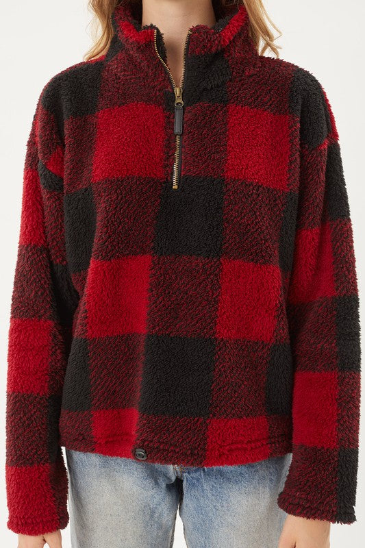 Red / Black pull over