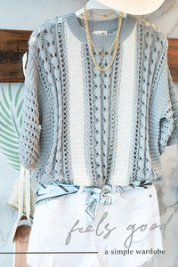 Slate Chic knit pullover