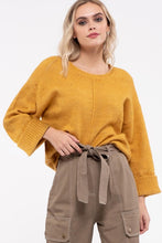 Load image into Gallery viewer, Mustard knit pull over