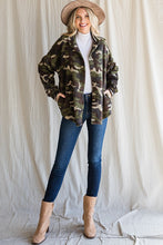 Load image into Gallery viewer, Camo Serpa Shacket With pockets!!