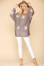 Load image into Gallery viewer, Taupe star sweater