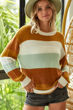 Load image into Gallery viewer, Multi color striped sweater