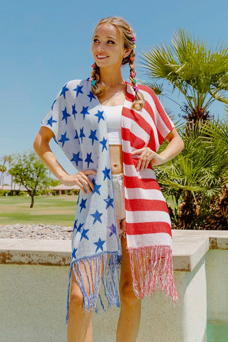 American Flag Knit cardigan