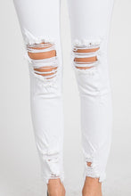 Load image into Gallery viewer, High rise distressed white skinny&#39;s - Petra