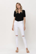 Load image into Gallery viewer, White distressed skinny&#39;s - verevt