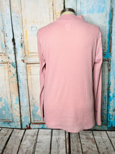 Load image into Gallery viewer, Blush key whole knit long sleeve