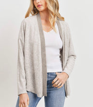 Load image into Gallery viewer, Taupe two toned cardigan
